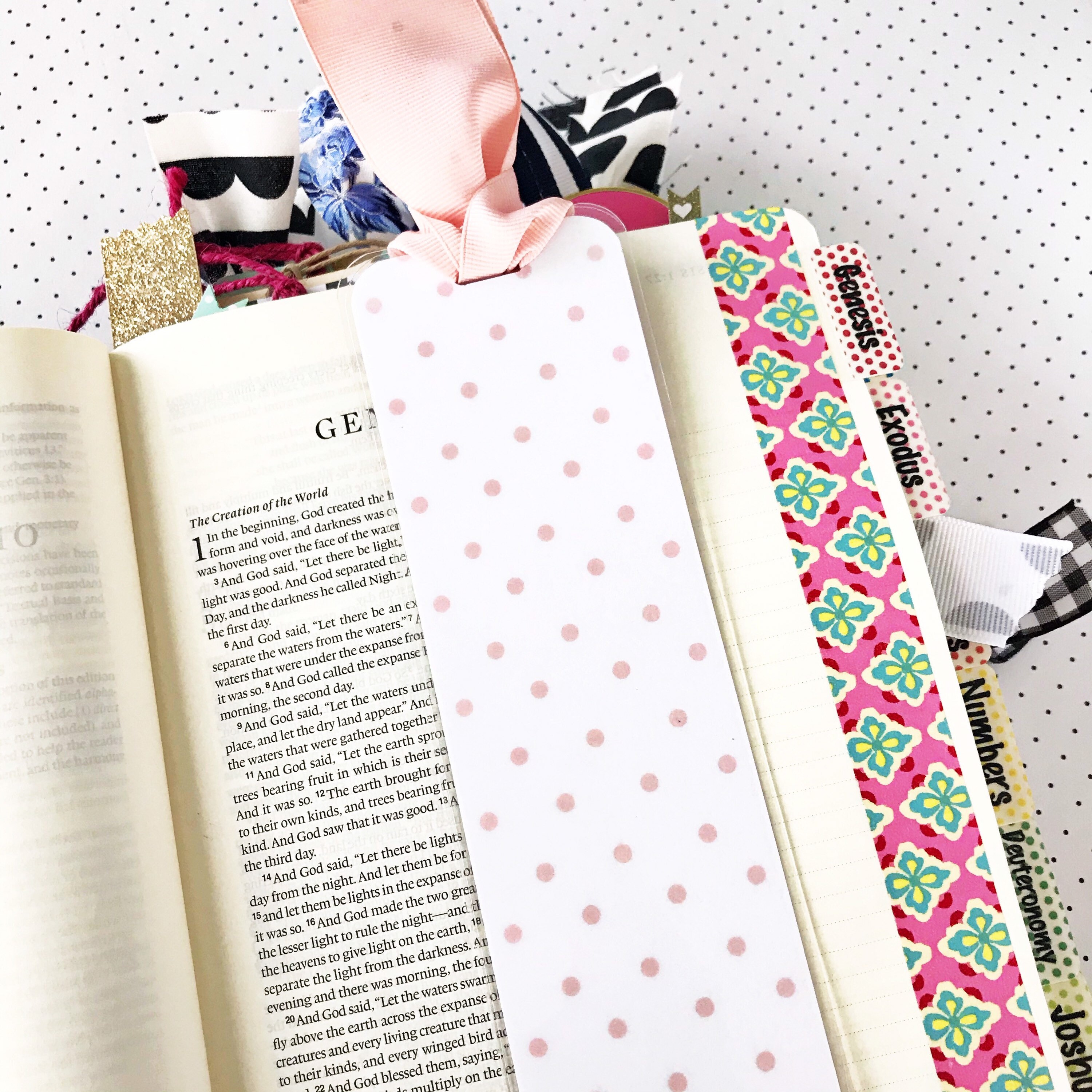 Bible Verse Bookmark Ribbon Bookmark Bible Journaling Bible Etsy