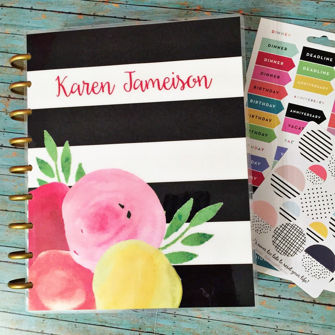 Custom Happy Planner Cover Set Personalized Cover Set Mini Etsy