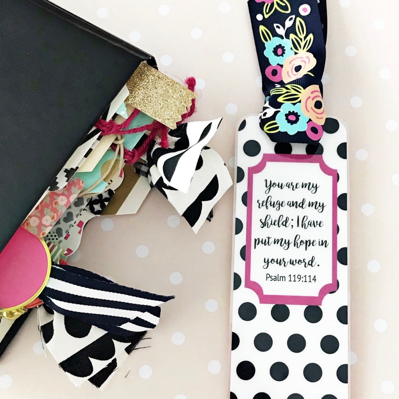 Bible Verse Bookmark Ribbon Bookmark Bible Journaling Bible - Etsy