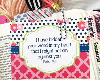 DESCARGA INSTANTÁNEA Tarjetas de las Escrituras, Tarjetas de Diario Bíblico Imprimibles, Diario Bíblico, Tarjetas de Planificador, Tarjetas de Memoria de las Escrituras, Versículos de la Biblia