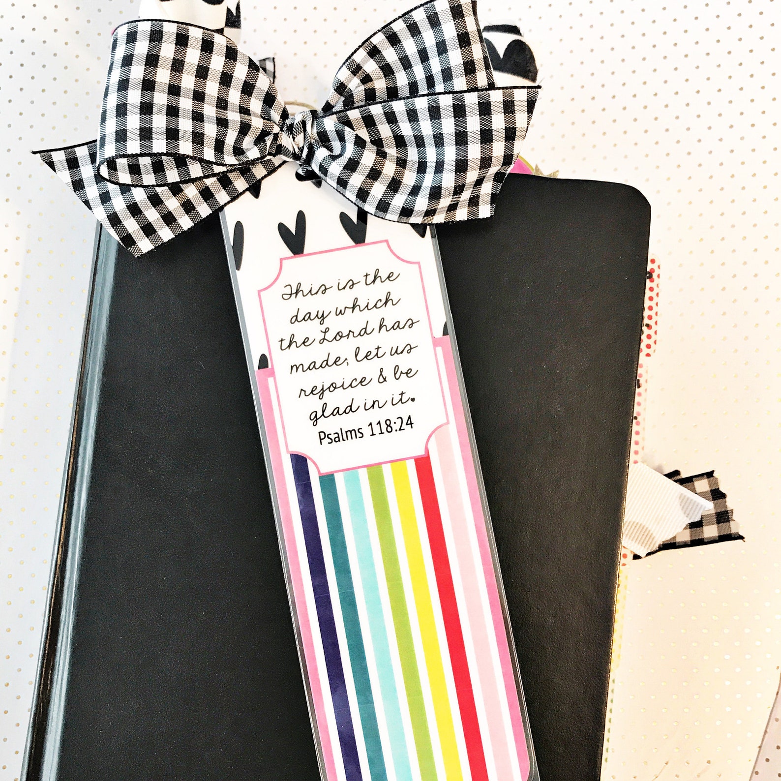 Bible Verse Bookmark Ribbon Bookmark Bible Journaling Bible Etsy