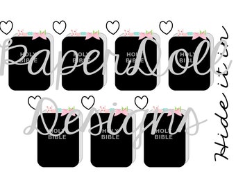 digital Planner Habit Tracker Insert,  Bible Study Insert Printable, Faith Habit Tracker Download