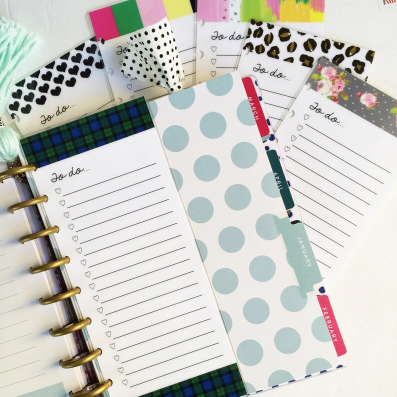 MINI Happy Planner Insert dry erase to do list wet erase Etsy
