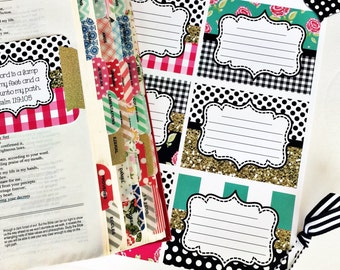 DESCARGA INSTANTÁNEA, Tarjetas de diario bíblico IMPRIMIBLES, Tarjetas de notas de sermón, Notas bíblicas, Fe ilustrada, Notas de lonchera, Notas en blanco