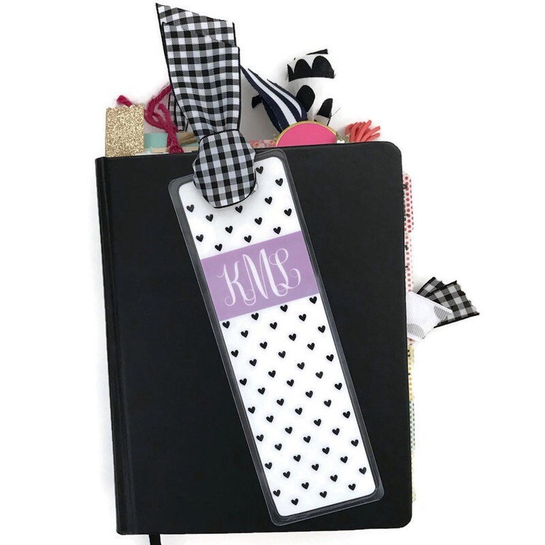 Personalized Bookmark Ribbon Bookmark Custom Bookmark Gift Etsy