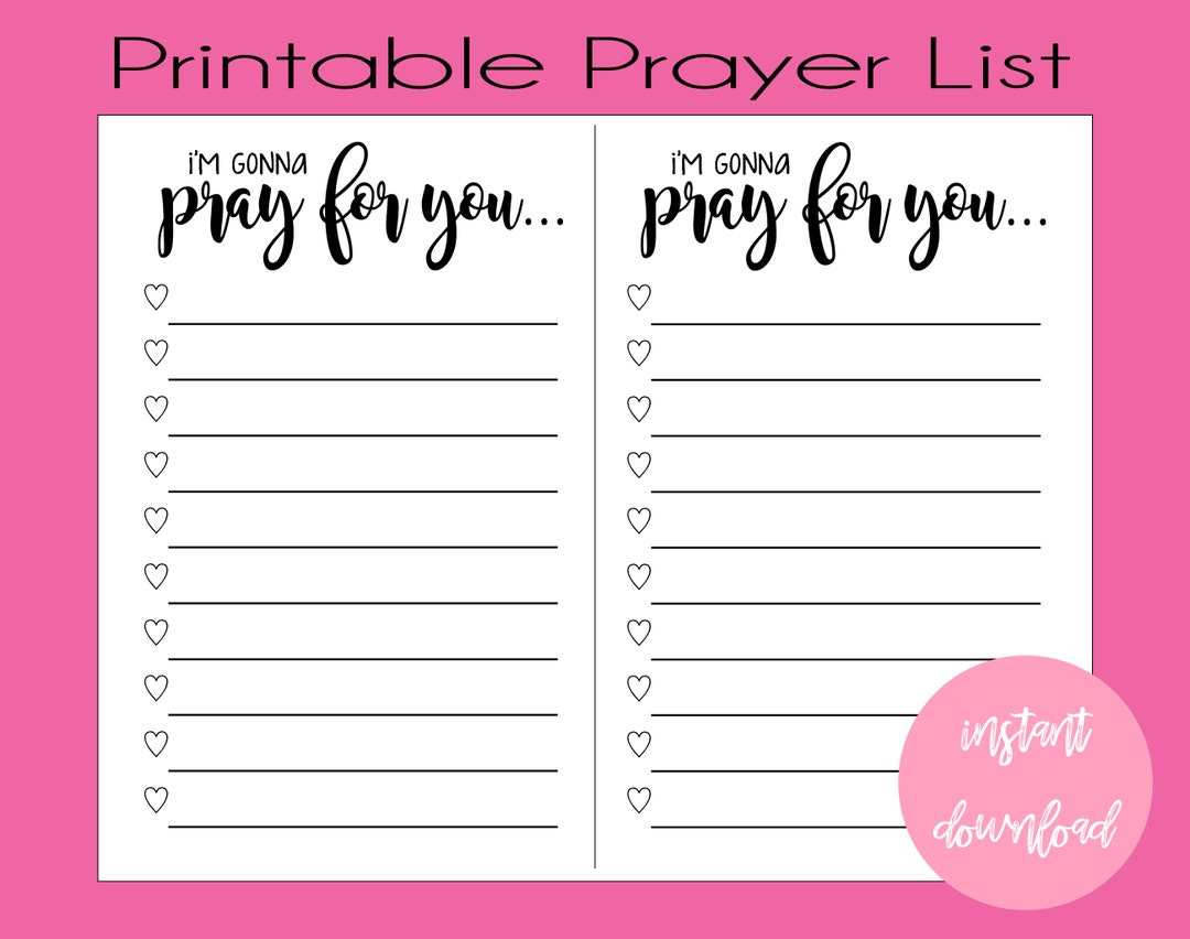 PRINTABLE Prayer List Digital Planner Insert Bible Journaling Prayer printable-prayer-list-digital-planner-insert-bible-journaling-prayer