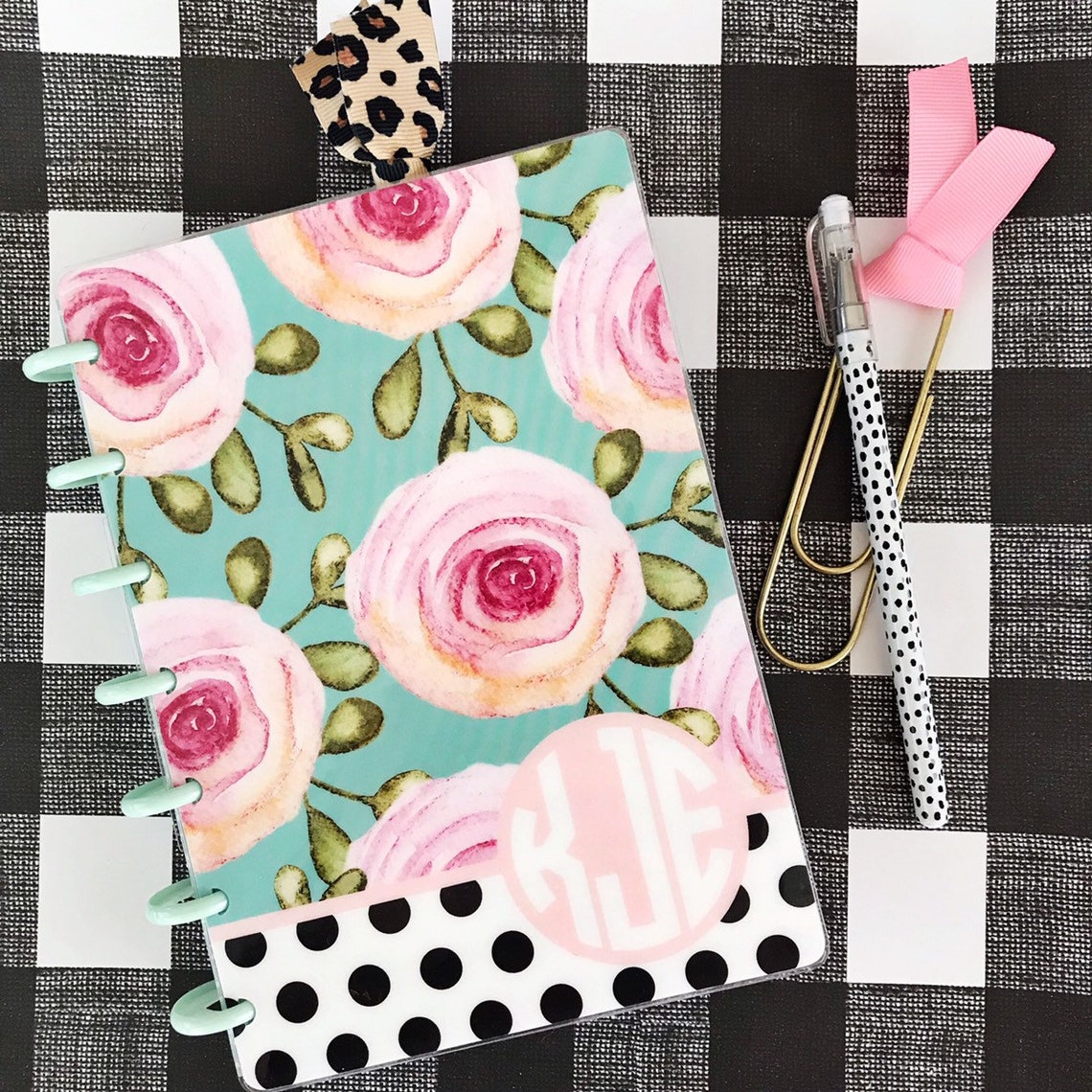 Custom Happy Planner Cover Set Personalized Planner Cover Etsy