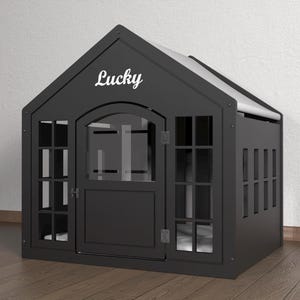 SRY Dog House, Puppy Dog House, Wooden Dog Crate, Dog Kennel, Modern Dog Crate, Puppy Gift, Dog Gift, Dog Furniture, Dog House Indoor