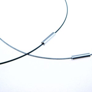 Black 16 inch Magnetic Neckwire for Pendants. Perfect addition to any pendant sold in my shop. image 3