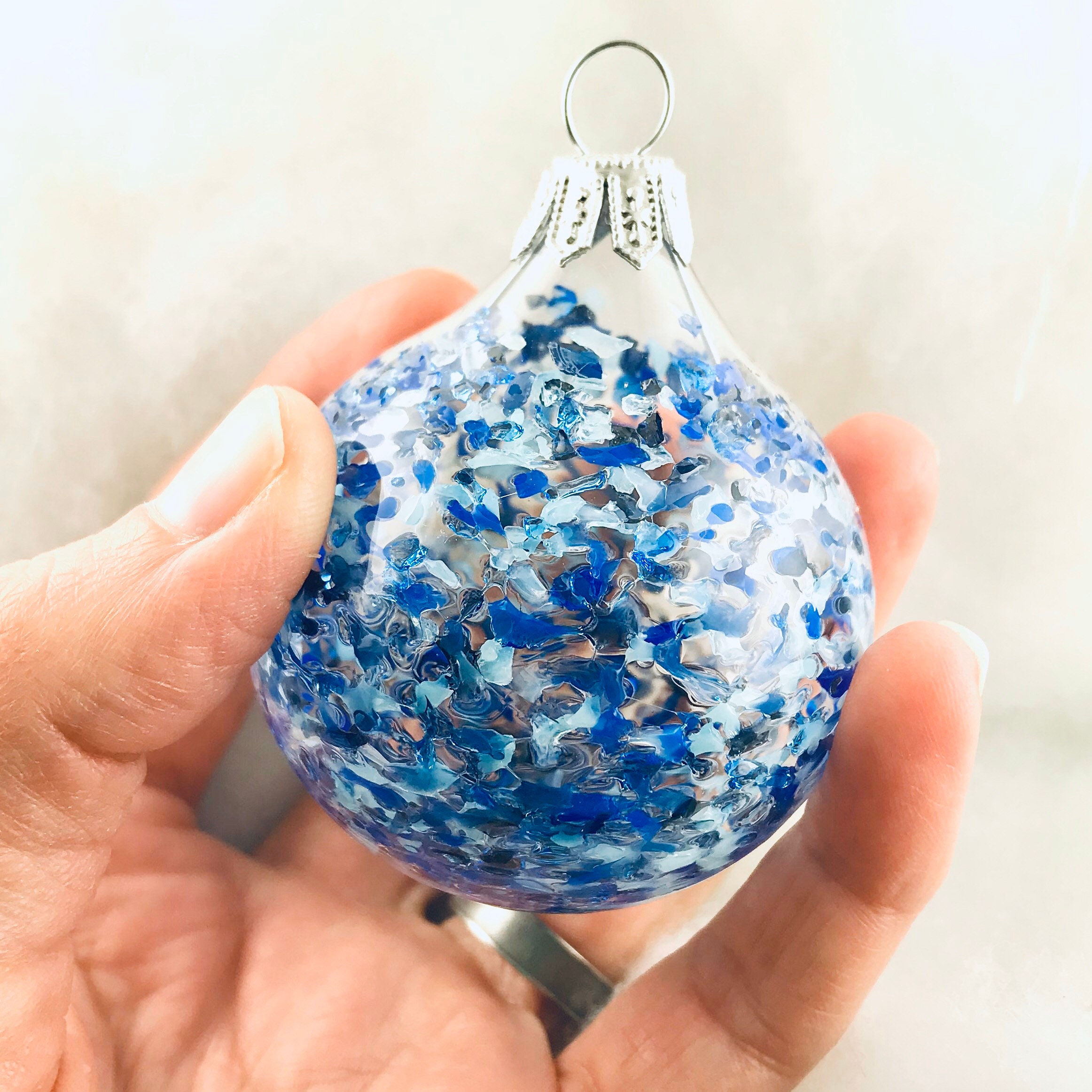 手吹きガラス　クリスマスオーナメント　おまとめ９点 ガラス製 クリスマス ツリー オーナメント 飾り 9点セット 北欧