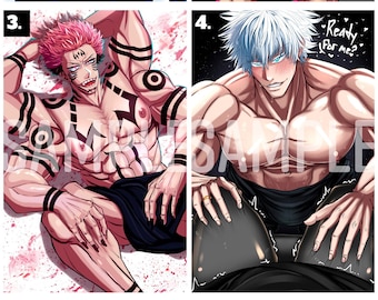 Impresiones de hombres de anime CALIENTES (Tema: Hechicería)