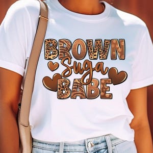 Brown Sugar Babe T-shirt, Pretty Brown Skin Shirt, Brown Girl Tee, Brown Sugar Tee, Juneteenth T-shirt, 1865 Afro Woman Tshirt, Black Woman