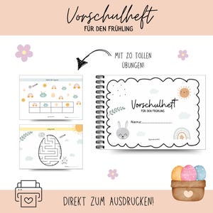 Vorschulheft für den Frühling!