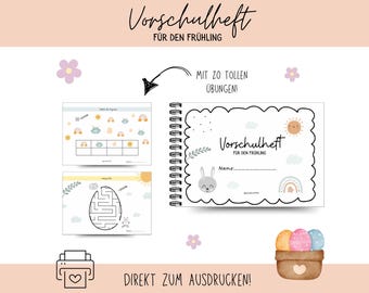 Preschool booklet for spring!