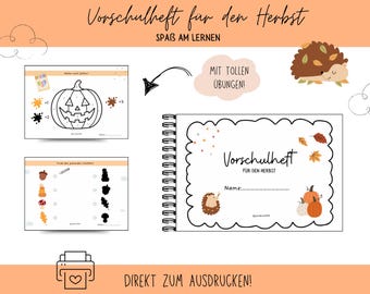 Preschool booklet for autumn!
