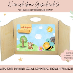 Kamishibai Geschichte „Ich hab doch Entschuldigung gesagt“