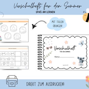 Vorschulheft für den Sommer!
