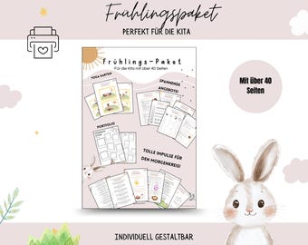 Frühlings- & Osterpaket für die Kita – über 50 Seiten