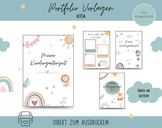 Ich–Buch (PDF Vorlagen) - Etsy.de