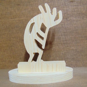 Scroll Saw Pattern, Kokopelli Scroll Saw Files, (pdf, dxf, svg, eps)