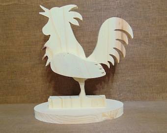 Patrones para sierra de calar, Patrón de pollo para sierra de calar (pdf, dxf, svg, eps)