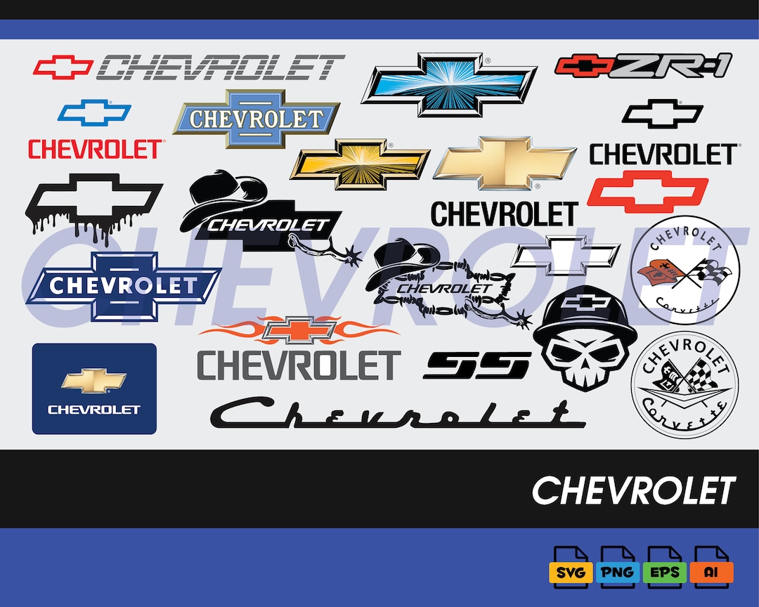 Chevrolet SVG and PNG Files - Etsy