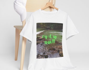 Camiseta unissex de algodão pesado