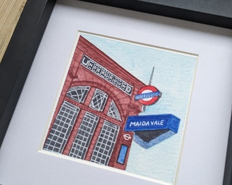 Maida Vale Station v1 (art print)