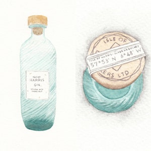 Harris Gin - Set of 2 Instant Downloads/Printable Art