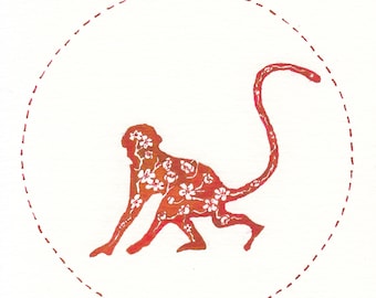 Year of the Monkey - Instant Download/Printable Art