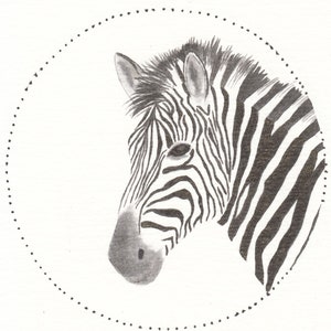 Zebra - Instant Download/Printable Art