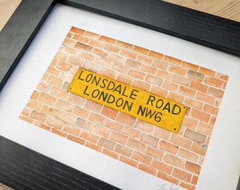 Lonsdale Road (original watercolour)