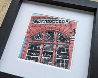 Maida Vale Station v2 (art print)