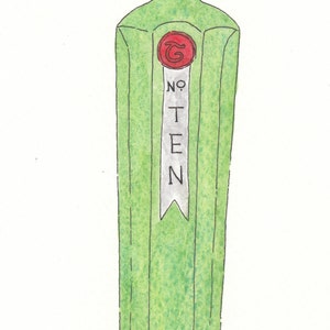K&ouml;nnte beinhalten: Eine gr&uuml;ne Glasflasche mit einem roten Siegel und einem wei&szlig;en Etikett mit der Aufschrift "No. Ten".
