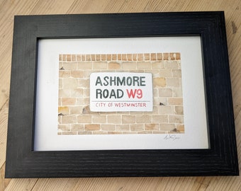 Ashmore Road (original watercolour)