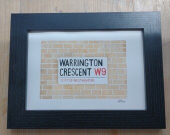 Warrington Crescent (original watercolour)