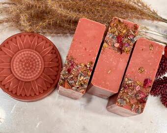 Mydło wegańskie i bezglutenowe Geranium Lawenda Róża