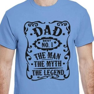 Dad T-Shirt – The Man The Myth The Legend – Funny Dad Shirt – Father’s Day Gift – Gift for Dad – Cool Men’s T-Shirt – Birthday Gift for Dad