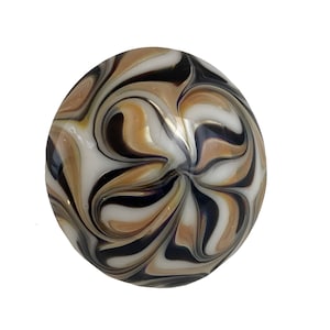 Cabinet Knobs, Glass Drawer Pulls, Black, White, Tan DP013
