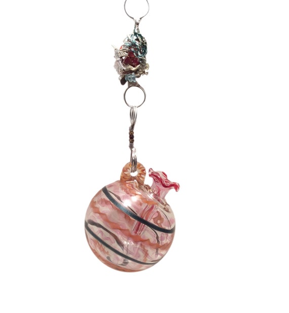 Hummingbird Feeder Sunrise Garden With Gemstones Crystals Etsy