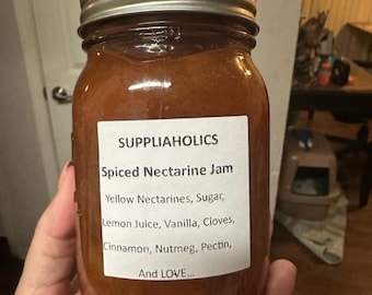 Large Spiced Nectarine Jam