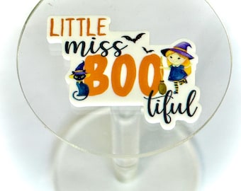 Halloween Witch Resin Flatbacks | Little Miss Boo-tiful Craft Supplies