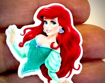 3 Ariel Planar Resins | parks, magical vacation, Flatbacks | Craft Supplies, mermaid , birthday