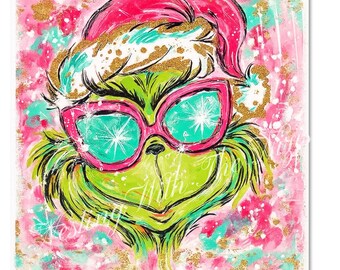 PNG JPG digital download, Christmas green guy, clipart image, 3000 x 3000 pixels, 300 dpi, clip art, craft supplies , graphics, invitations