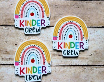 3 Kindergarten Planar Resins, acrylic Flatbacks, homeschooling, DIY school, teacher