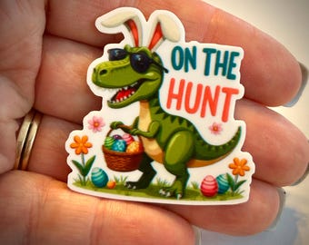 T-Rex Dinosaur Easter Planar Resins,  Flatbacks, Craft Supplies,  Egg Hunt Embellishments
