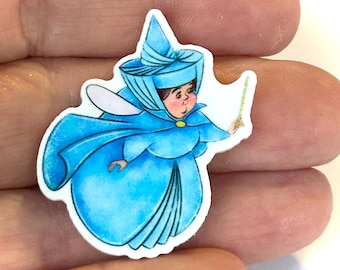 3 Sleeping Beauty Fairy Godmother planar Resins, Flatbacks, bow centers, parks, hair bows, Princess, Merryweather