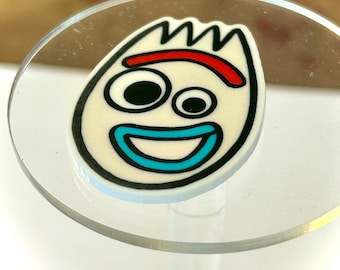 3 Forky Planar Resins | parks, magical vacation, Flatbacks | Craft Supplies, toy, birthday