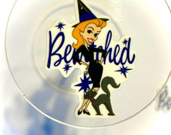 3 retro tv witch planar resins | craft supplies | Flatbacks | bewitched planars