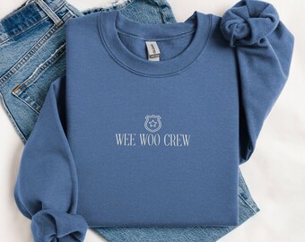 Embroidered Police Sweatshirt, Police Sweater, Gift for Police, Police Officer Apparel, Police Gifts, Police Hoodie, Police Wife Shirt